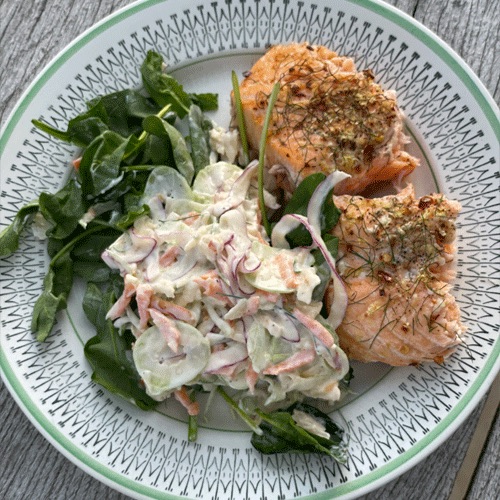 Fisk med fänkålsslaw